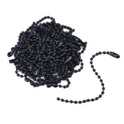 Short Dog Tag Chain - Bulk 7 Short Dog Tag Chain - Bulk -GI - Army Issue Surplus Store 100 bulk black dog tag chains