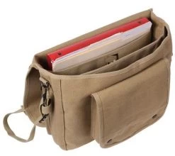 Military HW Canvas Israeli Paratrooper Messenger Bag -GI - Army Issue Surplus Store 1129 160524144419