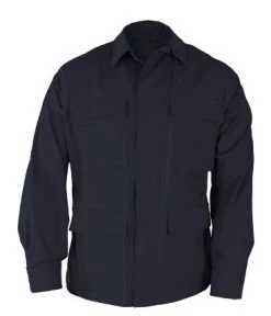 Poly Cotton Twill Dark Navy BDU Shirt
