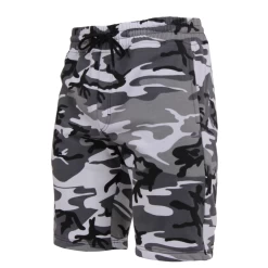 Urban City Camo Sweat Shorts Gym Shorts Lounge Shorts