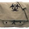 Vintage Canvas Paratrooper Bag W/ Bio-Hazard Symbol -GI - Army Issue Surplus Store 18478 20160114 084443673