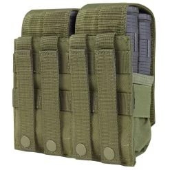 Condor Molle Double Quad Stacked 308 7.62mm M14 Mag Pouch -GI - Army Issue Surplus Store 191089bck