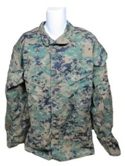Used MARPAT Camouflage Uniform Shirt