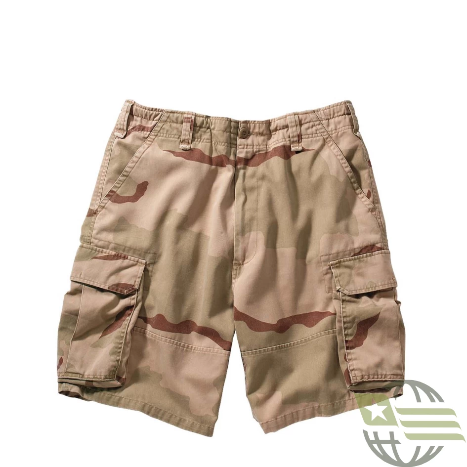 Tri-Color Desert Camo Vintage Paratrooper, Six Pockets - Cargo Shorts 3 Tri-Color Desert Camo Vintage Paratrooper, Six Pockets - Cargo Shorts