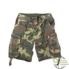 Vintage Woodland Camo Infantry Utility Shorts