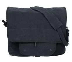 Stonewashed Black Vintage Military Messenger Bag 5 Stonewashed Black Vintage Military Messenger Bag -GI - Army Issue Surplus Store 30828 20160114 084641438