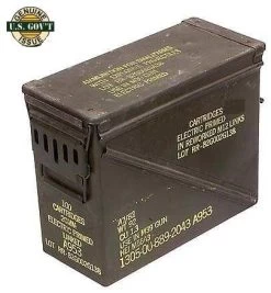 30MM Ammo Can Army Surplus, U.S. Military Issue Ammunition Container