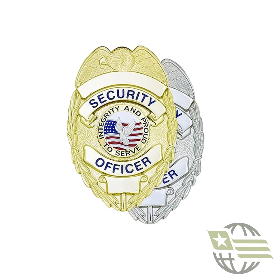 Security Officer Badge - Oval W/ Integrity 3 Security Officer Badge - Oval W/ Integrity