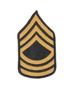 E8 Master Sergeant Dress Green Rank Male
