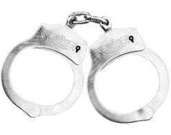 Silver UZI Handcuffs