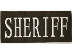 Sheriff Back Patch (Large)