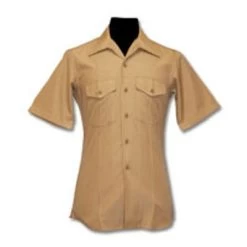Used USMC Khaki Charlie Uniform Shirt