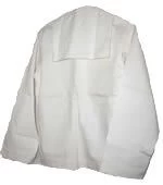 GI US Navy White Poly Middy Top 4 GI US Navy White Poly Middy Top - Image 2