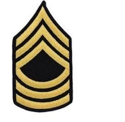 Master Sergeant Dress Blue Rank