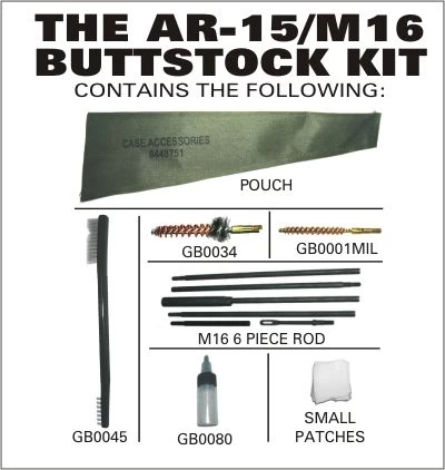 AR-15/M16 Buttstock Cleaning Kit 3 AR-15/M16 Buttstock Cleaning Kit