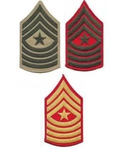 Marine Corps Sergeant Major Chevrons