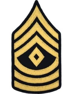 First Sergeant Dress Blue Rank