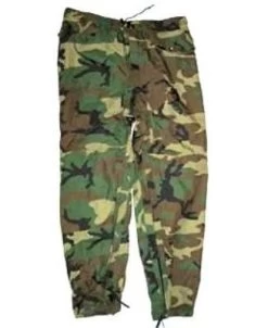 Woodland Camo Improved Rainsuit Trousers