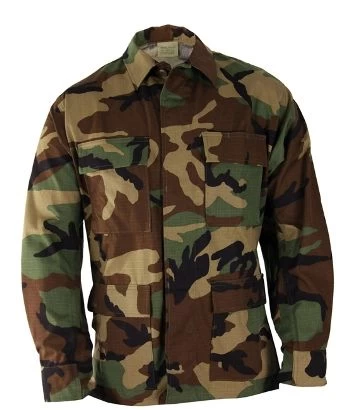 USGI USA Made Woodland Camo BDU Shirt 3 USGI USA Made Woodland Camo BDU Shirt