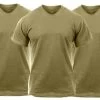 New Army Regulation Coyote Tan T-Shirt 3-Pack -GI - Army Issue Surplus Store 62701 160331173620