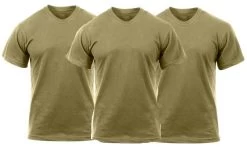New Army Regulation Coyote Tan T-Shirt 3-Pack
