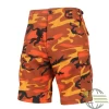 Savage Orange Camo BDU Shorts -GI - Army Issue Surplus Store 65004 1