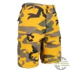 Yellow Camo BDU Shorts