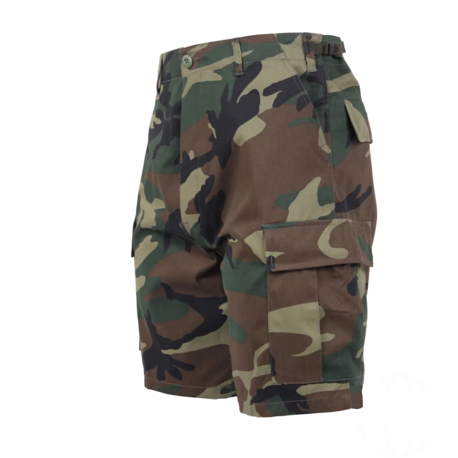 Woodland Camo, Six Pockets, Button Fly, Perfect Fit - BDU Shorts 3 Woodland Camo, Six Pockets, Button Fly, Perfect Fit - BDU Shorts