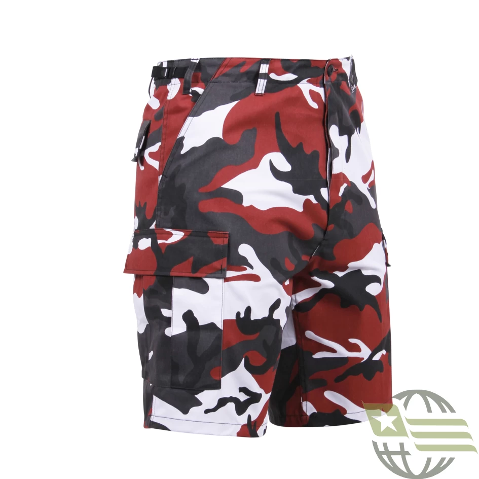 Red Camo Shorts, Button Fly, 6 Pockets, Perfect Fit - BDU Shorts 3 Red Camo Shorts, Button Fly, 6 Pockets, Perfect Fit - BDU Shorts