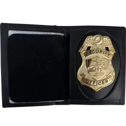 Compact Bi-Fold ID Case With Recessed Badge Cutout - 0004