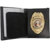Compact Bi-Fold ID Case With Recessed Badge Cutout - 0002