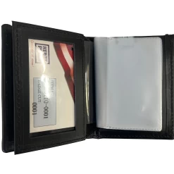 Compact Bi-Fold ID Case With Recessed Badge Cutout - 0004 -GI - Army Issue Surplus Store 9110 1