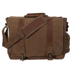 Vintage Canvas Pathfinder Laptop Bag 11 Vintage Canvas Pathfinder Laptop Bag -GI - Army Issue Surplus Store 9691 brown a