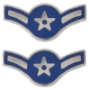 Air Force E-2 Airman Metal Chevron Rank Insignia -GI - Army Issue Surplus Store af 101 airman rank