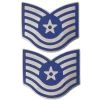 Air Force E-6 Technical Sergeant Metal Chevron Rank Insignia -GI - Army Issue Surplus Store af 105 air force technical sergenat insignia
