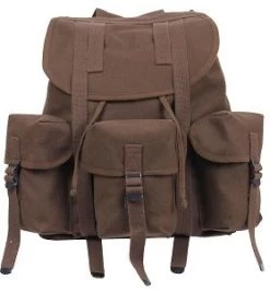 GI Style Heavyweight Small Canvas ALICE Pack 10 GI Style Heavyweight Small Canvas ALICE Pack -GI - Army Issue Surplus Store alice pack brown