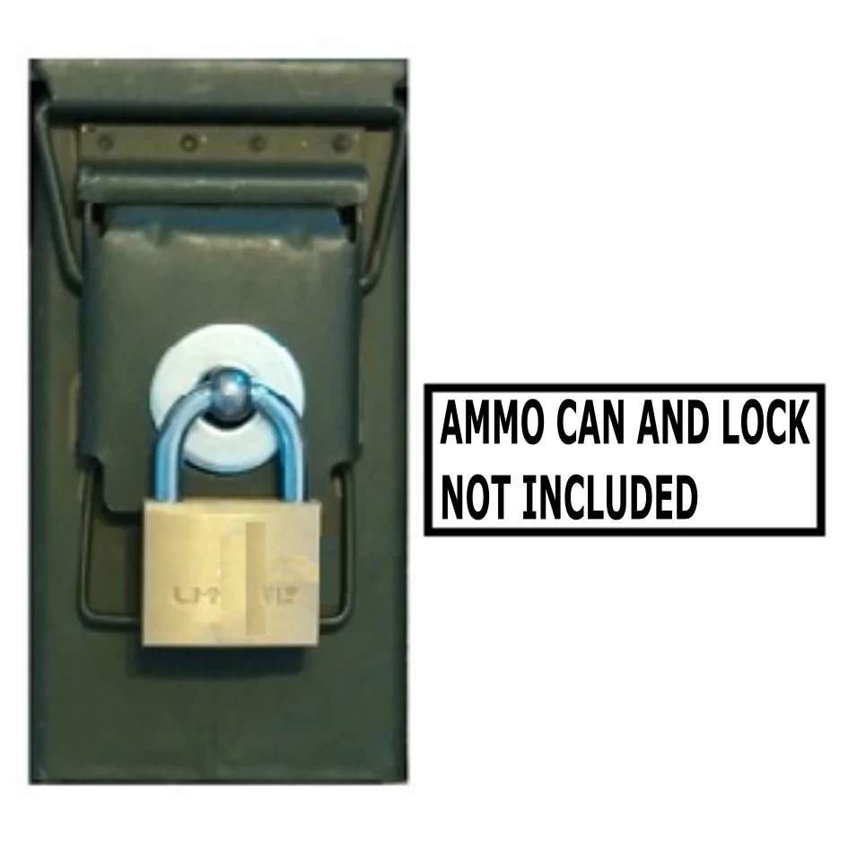Ammo Can Lock Kit Installed 3 Ammo Can Lock Kit Installed