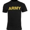 Army PT Black T-Shirt -GI - Army Issue Surplus Store army pt t shirt