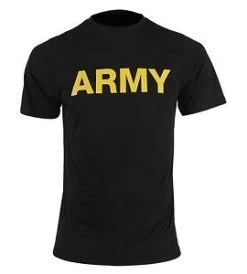 Army PT Black T-Shirt