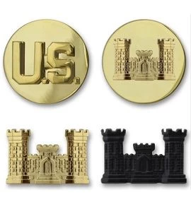 Army Engineer Branch Insignia – Officer And Enlisted 3 Army Engineer Branch Insignia – Officer And Enlisted