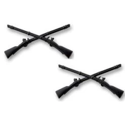 Army Infantry Branch Insignia - Officer And Enlisted 8 Army Infantry Branch Insignia - Officer And Enlisted -GI - Army Issue Surplus Store army infantry branch insignia officer black