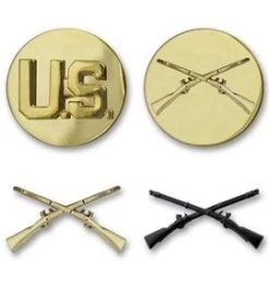 Army Infantry Branch Insignia - Officer And Enlisted