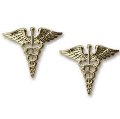 Army Medical Branch Insignia - Officer And Enlisted 7 Army Medical Branch Insignia - Officer And Enlisted -GI - Army Issue Surplus Store army medical branch insignia officer gold