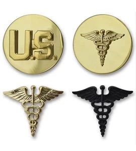 Army Medical Branch Insignia - Officer And Enlisted 3 Army Medical Branch Insignia - Officer And Enlisted