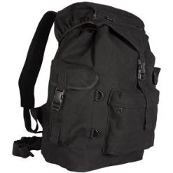 Heavyweight Canvas Military Australian Rucksack Backpack -GI - Army Issue Surplus Store australian style rucksack black