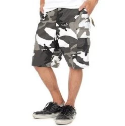 City Camo, Adjustable Waist Tabs, 6 Pockets, Button Fly - BDU Shorts 12 City Camo, Adjustable Waist Tabs, 6 Pockets, Button Fly - BDU Shorts -GI - Army Issue Surplus Store bdu shorts city urban camo
