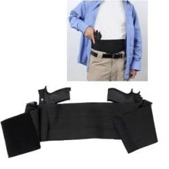 Ambidextrous Concealed Elastic Belly Band Holster