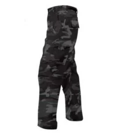 Black BDU Camo Pants