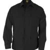 Black Poly Cotton Twill BDU Shirt