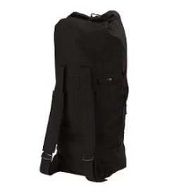 Heavy Duty Embroidered Canvas Duffel Bag W/Backpack Straps 8 Heavy Duty Embroidered Canvas Duffel Bag W/Backpack Straps -GI - Army Issue Surplus Store black double strap duffle bag 1